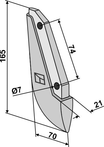Reja de cerámica para sembradora - LS05-RSM-030