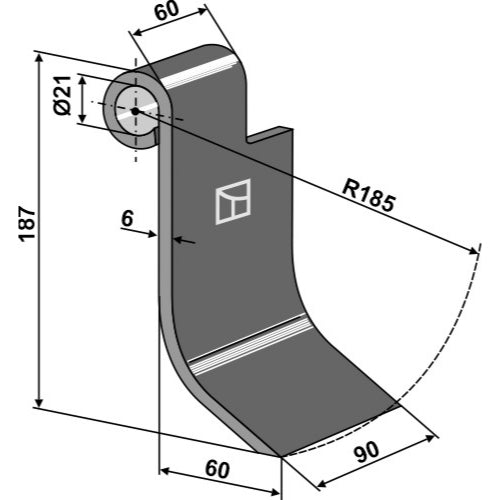 [LS06-ACR-008] Cuchilla - derecha - LS06-ACR-008