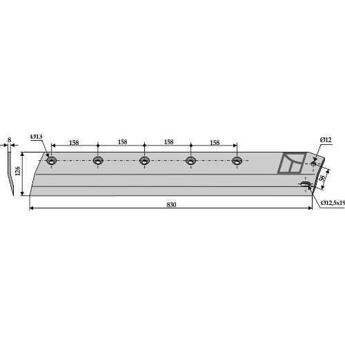 [LS07-CEN-010] Cuchilla lateral - dcha - LS07-CEN-010