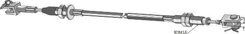 Cable de freno Bowden - 2728 - LS07-CTL-044