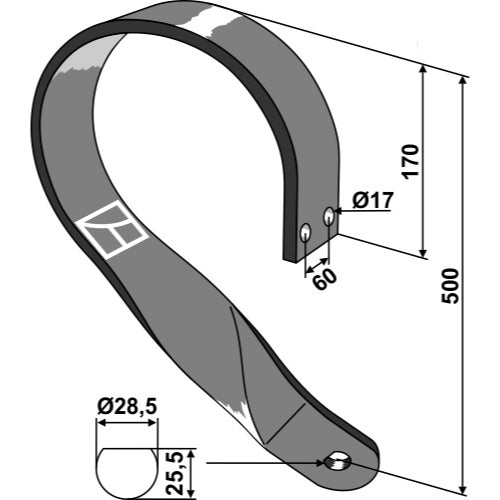 [LS08-BGS-004] Soporte - modelo derecho - LS08-BGS-004