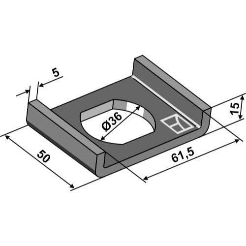 Seguridad antirotación - LS08-BGS-018
