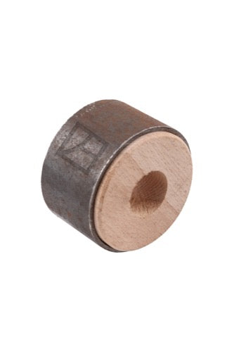 [LS08-RTR-006] Anillo de hierro con cojinete de madera dura integrado - Ø25mm - LS08-RTR-006