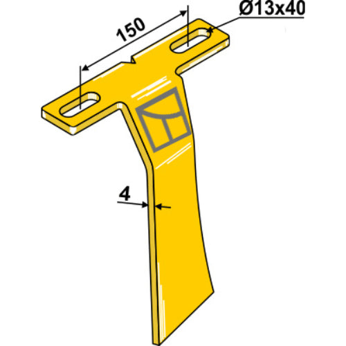 Rascador para soporte de disco delantero - LS08-RBA-013