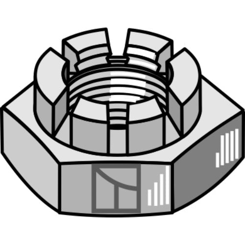 [LS08-TUE-003] Tuerca almenada - M24x2 - LS08-TUE-003