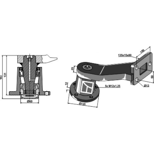 [LS08-BPA-076] Buje con varilla - izdo - LS08-BPA-076