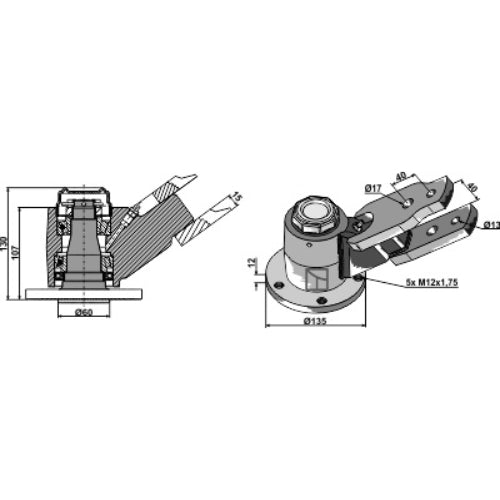 [LS08-BPA-078] Buje con varilla - LS08-BPA-078