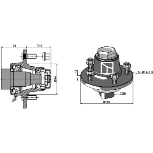 [LS08-BPA-079] Buje de anillo - LS08-BPA-079