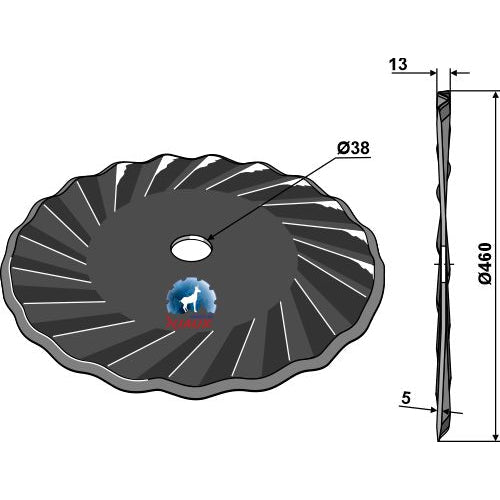 Disco plano - Ø460x5 - LS08-DCS-376