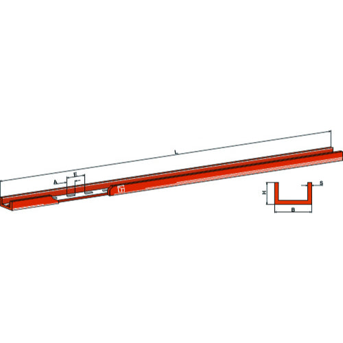 Barra en forma de U barra rascadores - LS08-RBA-019