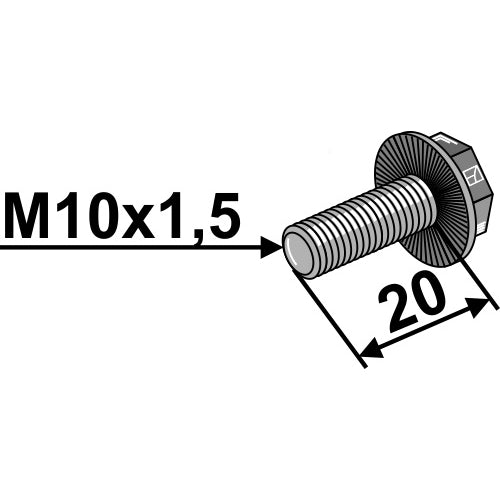 [LS08-TGR-011] Tornillo - M10x1-5 - LS08-TGR-011