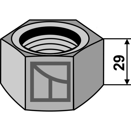[LS08-TUE-015] Tuerca M36x2 para ejes cuadrados - LS08-TUE-015