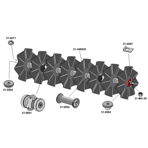 Grada de discos ondulados - 2900 - LS08-GDD-049
