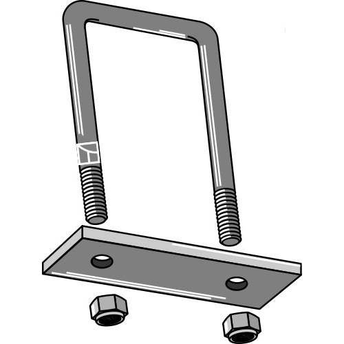 Abarcón de sujeción para bastidor 80x80 - LS08-SUN-002