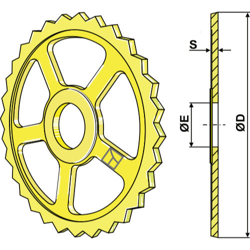 [LS08-ANL-009] Anillo estrellado - Ø480mm - LS08-ANL-009
