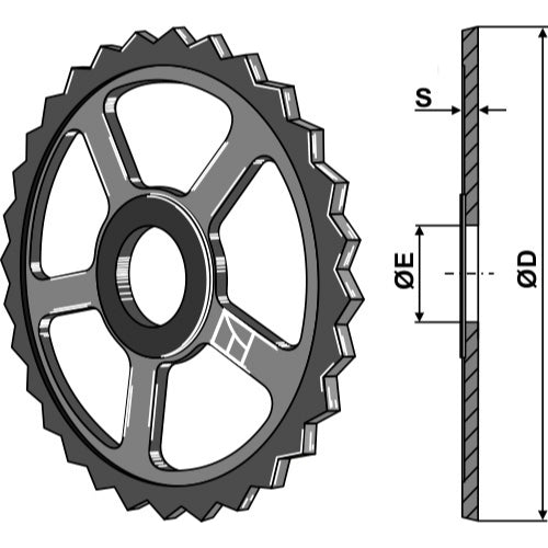 [LS08-ANL-015] Anillo estrellado - Ø530mm - LS08-ANL-015