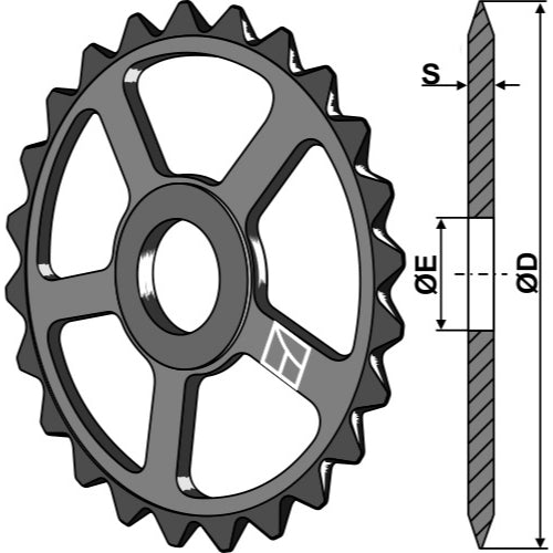 [LS08-ANL-016] Anillo estrellado - Ø520mm - LS08-ANL-016