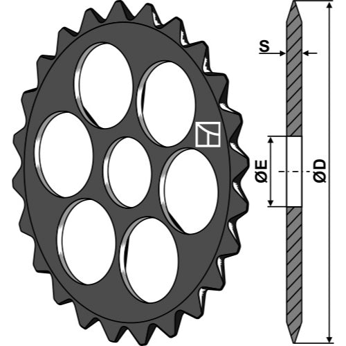 [LS08-ANL-018] Anillo estrellado - Ø625mm - LS08-ANL-018
