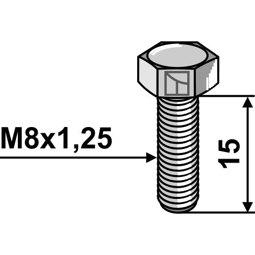 [LS08-TGR-013] Tornillo hexagonal - M8 - LS08-TGR-013