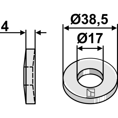 Arandela - LS08-AGR-025