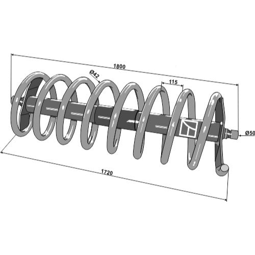 Rodillo espiral 2300 - izdo - LS08-RED-007