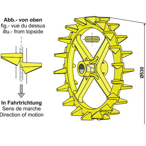Anillo estrellado - Ø530mm - LS08-ANL-023
