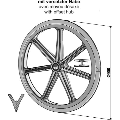 [LS08-RPE-027] Rodillo packer - Ø900mm - LS08-RPE-027