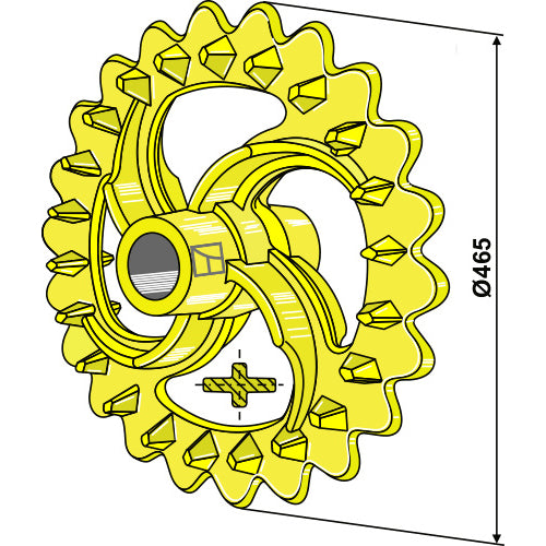 [LS08-RCC-021] Rodillo crosskill - Ø470mm - LS08-RCC-021