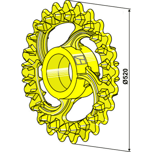 [LS08-RCC-025] Rodillo crosskill - Ø520mm - LS08-RCC-025
