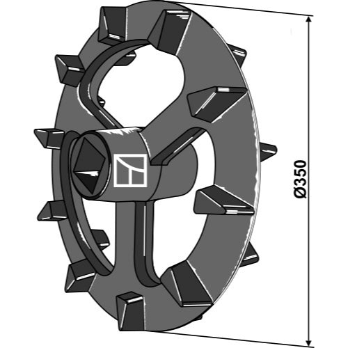 Rodillo crosskill - Ø350mm - LS08-RCC-028
