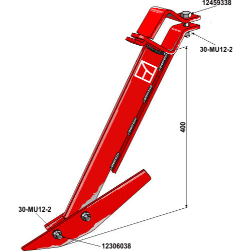 [LS08-RTA-034] Brazo para rascador para rodillo de anillos en forma de techo - completo - LS08-RTA-034