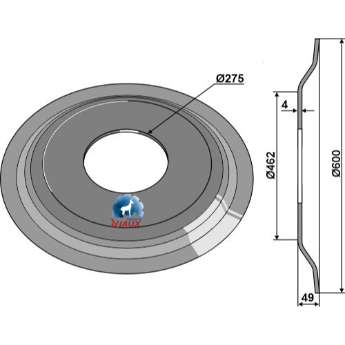 Anillo DD - Ø600x4 - LS08-ANL-034
