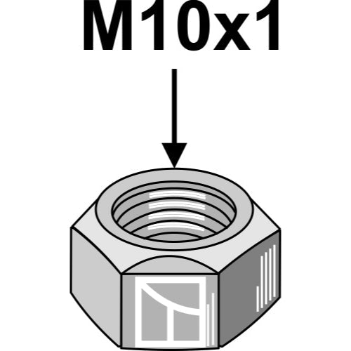 Tuerca autoblocante - M10x1 - LS08-TUE-023