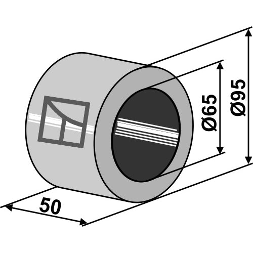Pieza intermedia - 50mm - LS08-BPA-124