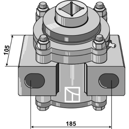 Carcasa de rodamiento completa sin brida - LS08-RCR-017