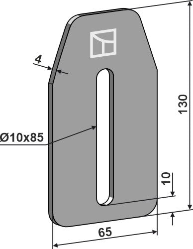 Rascador para rodillos packer - LS08-RBA-060