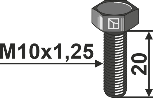 Tornillo - M10x1,25 - LS08-TGR-022