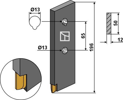 Pua-esparcidora - Carburo de tungsteno - LS09-PDG-032