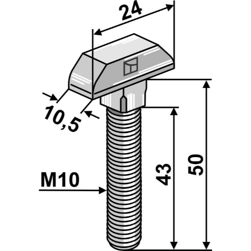 [LS10-TCD-002] Tornillo para cadenas - LS10-TCD-002