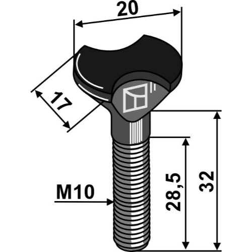 Tornillo para cadenas - LS10-TCD-005