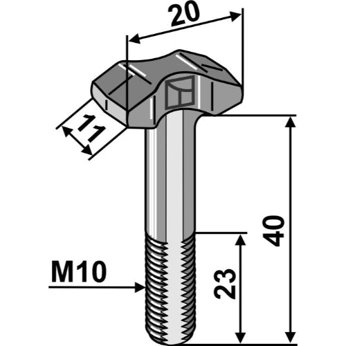[LS10-TCD-006] Tornillo para cadenas - LS10-TCD-006