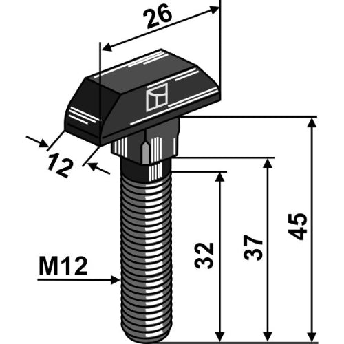 Tornillo para cadenas - LS10-TCD-009