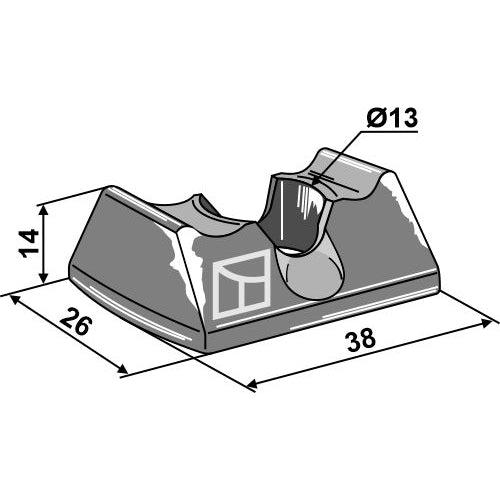 Pieza de apriete - LS10-PSU-008