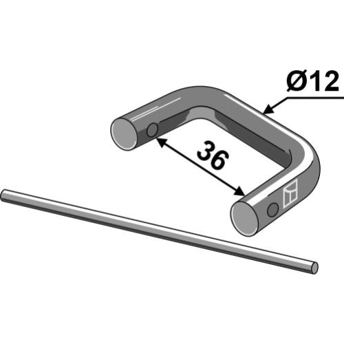 [LS10-RCL-010] Racor de cadena sin placa - Ø12 - LS10-RCL-010