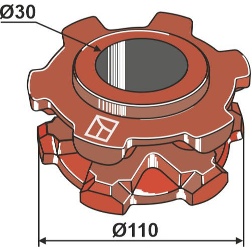 [LS10-PIN-058] Piñón - Ø 110 - LS10-PIN-058