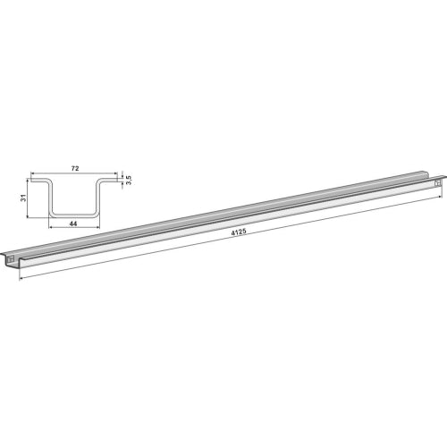 [LS10-CGU-006] Carril de guía - LS10-CGU-006