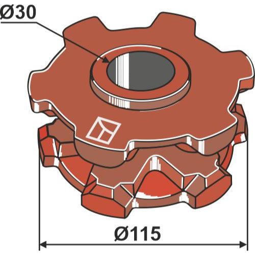 Polea de guía 115 x 30 - LS10-PGU-004
