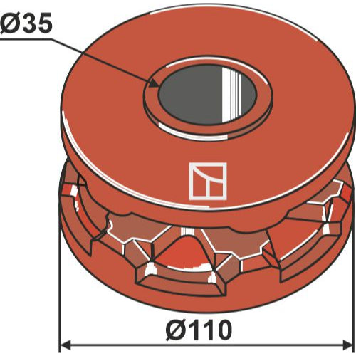 Polea de guía 110 x 35 - LS10-PGU-012
