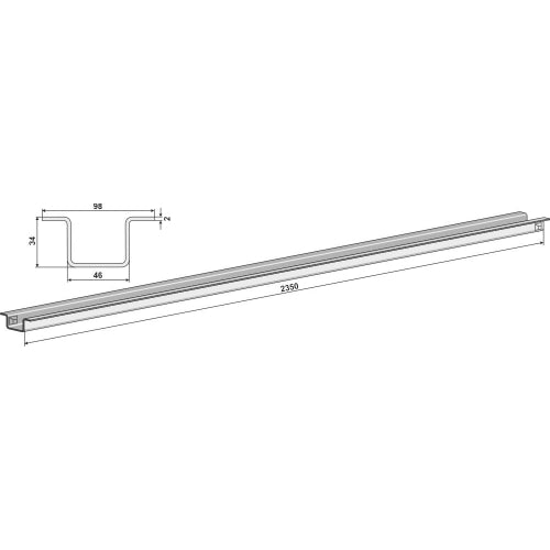 [LS10-CGU-008] Carril de guía - LS10-CGU-008