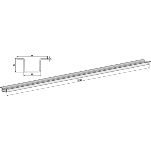 [LS10-CGU-007] Carril de guía - LS10-CGU-007